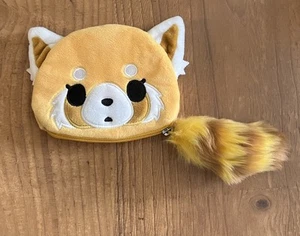 Portamonete Aggretsuko peluche 2 lati con coda Sanrio Gund super carino! Spedizione veloce - Foto 1 di 4