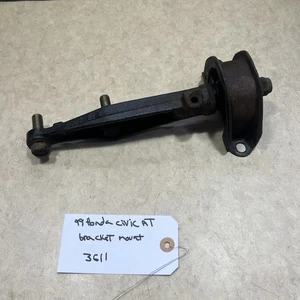 96-00 HONDA CIVIC FRONT LOWER TRANSMISSION MOUNT BRACKET POST OEM A/T AUTOMATIC - Picture 1 of 4