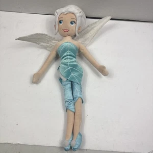 Disney Store Fairies Periwinkle Tinker Bell Schwester 21 Zoll Plüschpuppe blau weiß - Bild 1 von 2