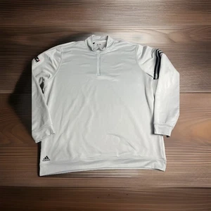 Chaqueta gris ADIDAS Golf ADIPURE cremallera completa para hombre bolsillos delanteros talla (XL) - Imagen 1 de 6