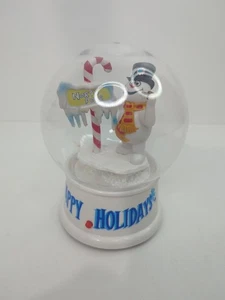 Gemmy Waterless Snow Globe Frosty the Snowman North Pole Motion Christmas Music - Picture 1 of 6