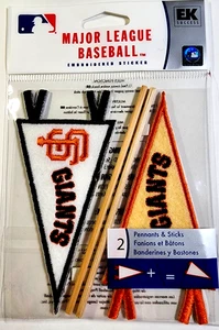 Adesivo pennant logo San Francisco Giants EK successo RARO Major League Baseball - Foto 1 di 3