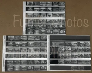 3 Rare VTG 8x10 Contact Sheets B&W Photo HISTORIC Clearwater FL Architecture COA - Picture 1 of 15