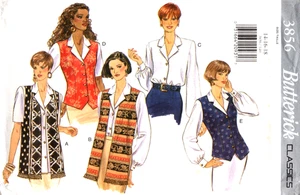 Misses Tops with Overlay Simplicity Sewing Pattern 3856 Sizes 14 16 18 - Picture 1 of 2
