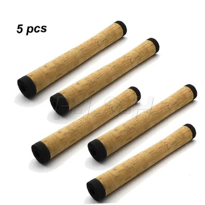 Lot 5 x 7.7" Composite Cork Spinning Rod Handle Set for Rod Building or Repair - Image 1 of 4