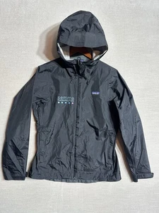 Patagonia Torrentshell Jacket Women's Small Black H2NO Hood Rain Coat Lady 83807 - Picture 1 of 11