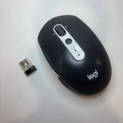 Logitech - M585 Multi Device Wireless Bluetooth Mouse - With Dongle - Black - Image 1 of 4