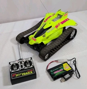 Vintage Tyco 9.6V Turbo Fast Traxx RC Car & Remote Working - Picture 1 of 16