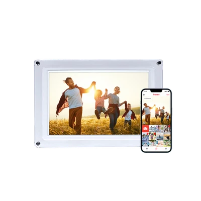 Smart Picture Frame | 10.1" Diagonal | WiFi | Frameo App | Acrylic | Model 109 - Image 1 of 4