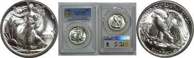 1946 50C Doubled Die Reverse Walking Liberty Half Dollar PCGS MS-64 - Image 1 of 3