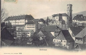 Suisse - DELÉMONT (JU) Vue générale - Ed. Louis Burgy 1134 - Picture 1 of 2
