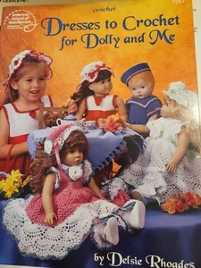 ASN Dresses to Crochet for Dolly & Me Book 1257 - Picture 1 of 2
