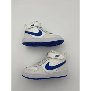 Nike Court Borough Mid 2 - Summit White/Hyper Royal - Größe 6c - Neu mit Karton - Bild 1 von 7