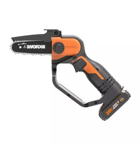 WORX Powershare seghetto da potatura senza fili 20V 12cm 2.0Ah batteria e caricatore WG324E - Foto 1 di 12