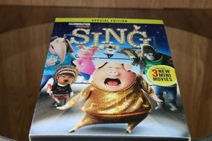 Sing DVD Includes 3 New Mini Movies Matthew McConaughey Reese Witherspoon EUC - Picture 1 of 4