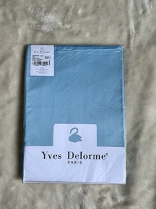 YVES DELORME triomphe Lagon drap housse / fitted sheet 90 cm * 200 cm neuf - Imagen 1 de 4