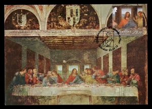 GIBRALTAR 2019 Maximum Card - 100th Anniv. Leonardo Da Vinci, The Last Supper - Picture 1 of 1