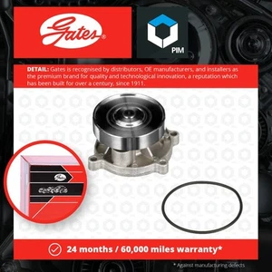 Water Pump fits MINI ROADSTER COOPER R59 2.0D 12 to 15 N47C20A Coolant Gates New - Picture 1 of 4