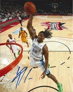 Kenneth Faried Autographed 8x10 Denver Nuggets Free Shipping B161 - Picture 1 of 1