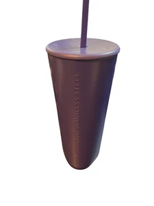 Starbucks Recycled 24 Oz Tumbler With Straw - Purple - Stainless Steel & Plastic - Bild 1 von 4