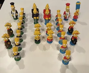 Vintage The SIMPSONS 3D Chess Set Game 1991, Pieces ONLY , 29 Pieces - Picture 1 of 4