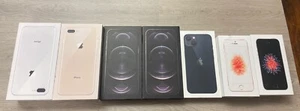 EMPTY iPhone Boxes (Lot of 7) iPhones 8 Plus, 12 Pro Max, 13 And SE JG - Photo 1 sur 5