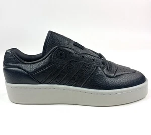 Adidas Originals Rivalry Lux Men 10.5 Black Basketball Shoes Sneakers Low ID3950 - Picture 1 of 12