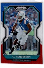 2020 Panini Prizm Red White & Blue #351 CJ Henderson Rookie Jaguars RC