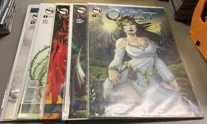 Grimm Fairy Tales Presents: Quest Age of Darkness #1-5 Complete Set Zenescope - Picture 1 of 1
