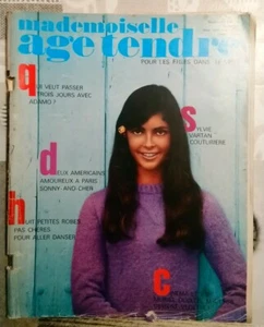 Mademoiselle Age Tendre Magazine Ancien N°26 Sylvie Vartan Couturière Déc. 1966 - Picture 1 of 2