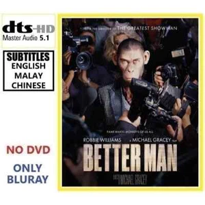Better Man (2025) New DVD English DTS-HDMI 5.1 All Region BLU RAY Disc - Imagen 1 de 3