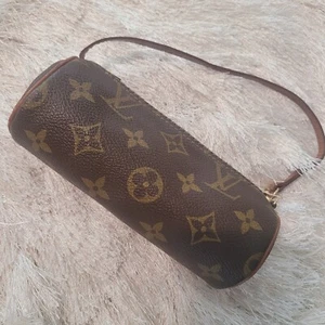 Louis Vuitton Mini Pouch Papillon Old Model Purse Monogram Brown - Picture 1 of 14