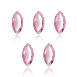 3.50 Ct./9 mm Marquise Cut Pink Topaz Gemstones 5 Pcs Lot For Jewelry Setting - Picture 1 of 7