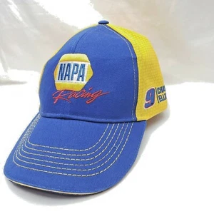 NEW 2021 Napa Chase Elliott #9 Blue and Yellow Nascar Racing Hat Cap Embroidered - Picture 1 of 10