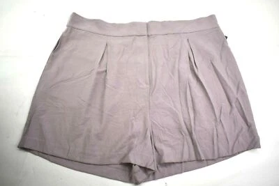 Женские светло-фиолетовые шорты Leith на молнии со скрытым крючком и штангой с карманами 4X - Изображение 1 из 4