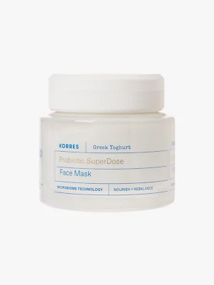 Korres Greek Yoghurt Probiotic Superdose Face Mask 100ml Hydrating Brightening - Image 1 of 2