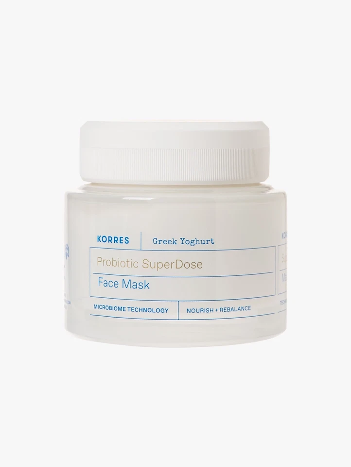 Korres Greek Yoghurt Probiotic Superdose Face Mask 100ml Hydrating Brightening - Image 1 of 2