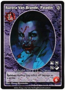 Aurora Van Brande, Paladin Lasombra The Sabbat V:TES VTES Vampire CCG - Picture 1 of 1