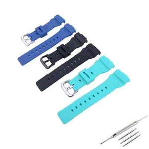 Correa de reloj de goma de 14 mm para pulsera BABY-G BA110 BA111 BA112 BA120 + herramientas - Imagen 1 de 20