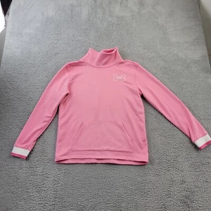 Under Armour Sweatshirt Girls YXL XL Youth Pink Performance Pockets Long Sleeve - Picture 1 of 9