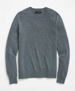 Brooks Brothers 3-PLY CASHMERE Crewneck Saddle Shoulder Sweater - Bild 1 von 5