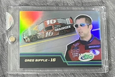 2003 eTopps Encased #19 GREG BIFFLE 🏎 NASCAR Racing 🏎 Print Run = 2802 - Image 1 of 3