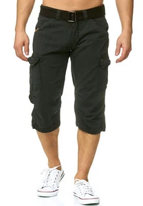 Pantalones cortos de hombre Indicode Nicolas Check-3/4 Bermudas pantalones de tres cuartos - Imagen 1 de 85