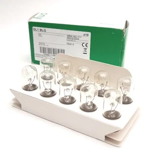 Lot of 10 Schneider Electric DL1BLG Harmony Incandescent Bulbs, 120VAC/DC, 10W - Picture 1 of 5