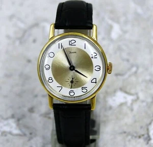 Reloj de pulsera Zim para hombre 15 joyas de rubí años 50 original URSS raro reparado para hombre regalo - Imagen 1 de 9
