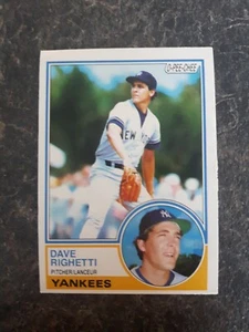 1983 O-Pee-Chee Base Dave Righetti Card# 176 - Picture 1 of 2