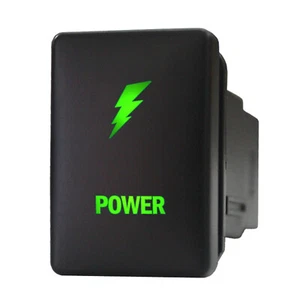 Interruptor pulsador POWER 961G 12V OEM LED de repuesto verde para Toyota Sequoia Tundra - Imagen 1 de 1