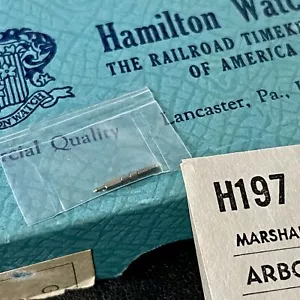 Reloj militar Vintgage Hamilton 6/0 Winding Arbor Marshall suizo 2526A pieza - Imagen 1 de 2
