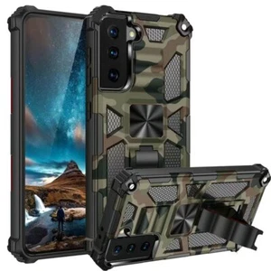 Outdoor Stoßfest Rüstung Tarnung Schutzhülle Stand Für Samsung S23 S22 S21 S20 - Bild 1 von 16