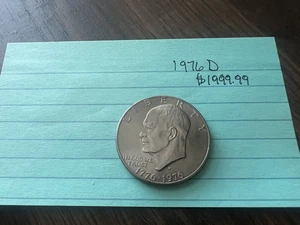 (PRICE REDUCED!!) 1776-1976 (No Mint Mark) Eisenhower Liberty Bell Moon Dollar - Picture 1 of 5